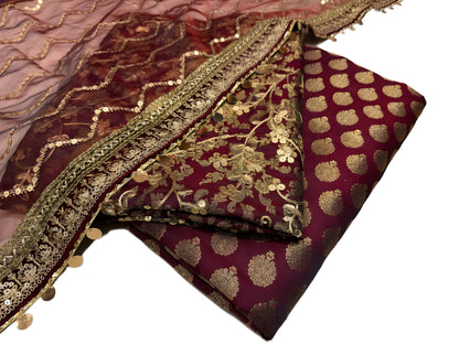 Royal Banarasi Suit – 3 Piece Set