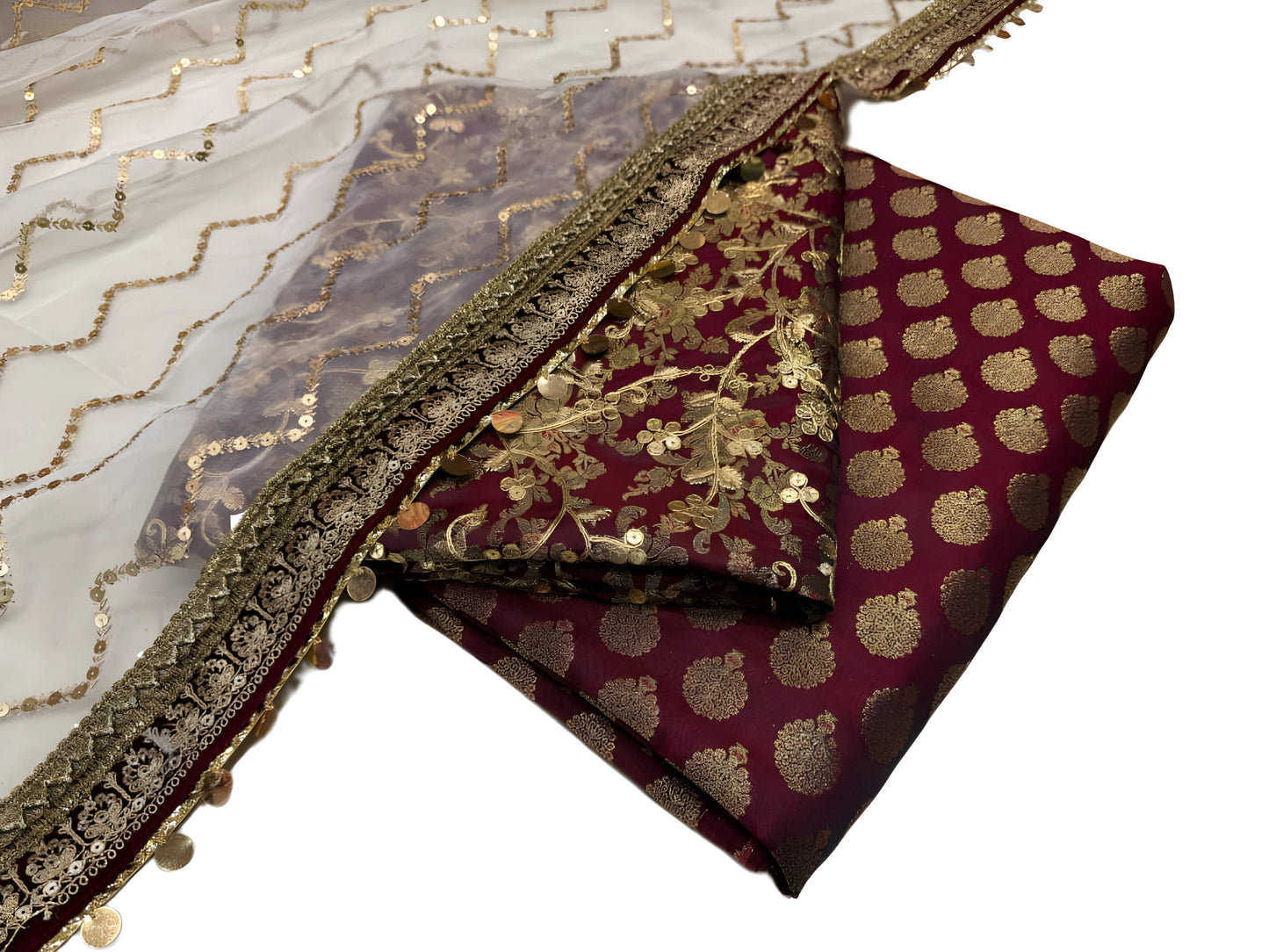 Royal Banarasi Suit – 3 Piece Set