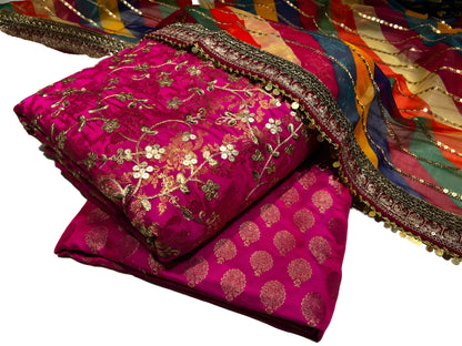 Royal Banarasi Suit – 3 Piece Set