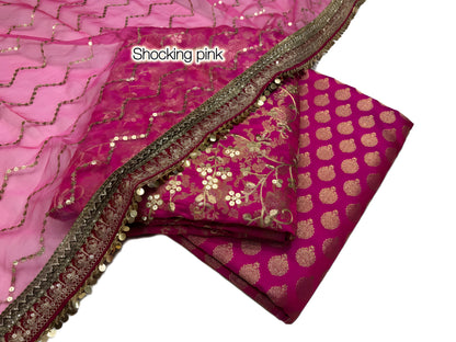 Royal Banarasi Suit – 3 Piece Set